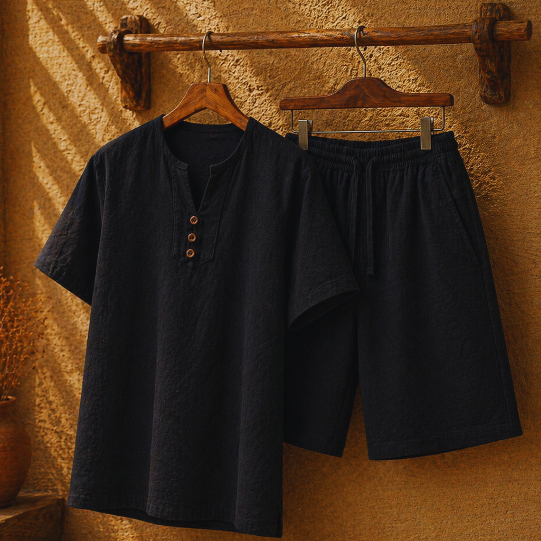 Men's Summer Complete Two-Piece Breathable Set – Comfortable Fit
