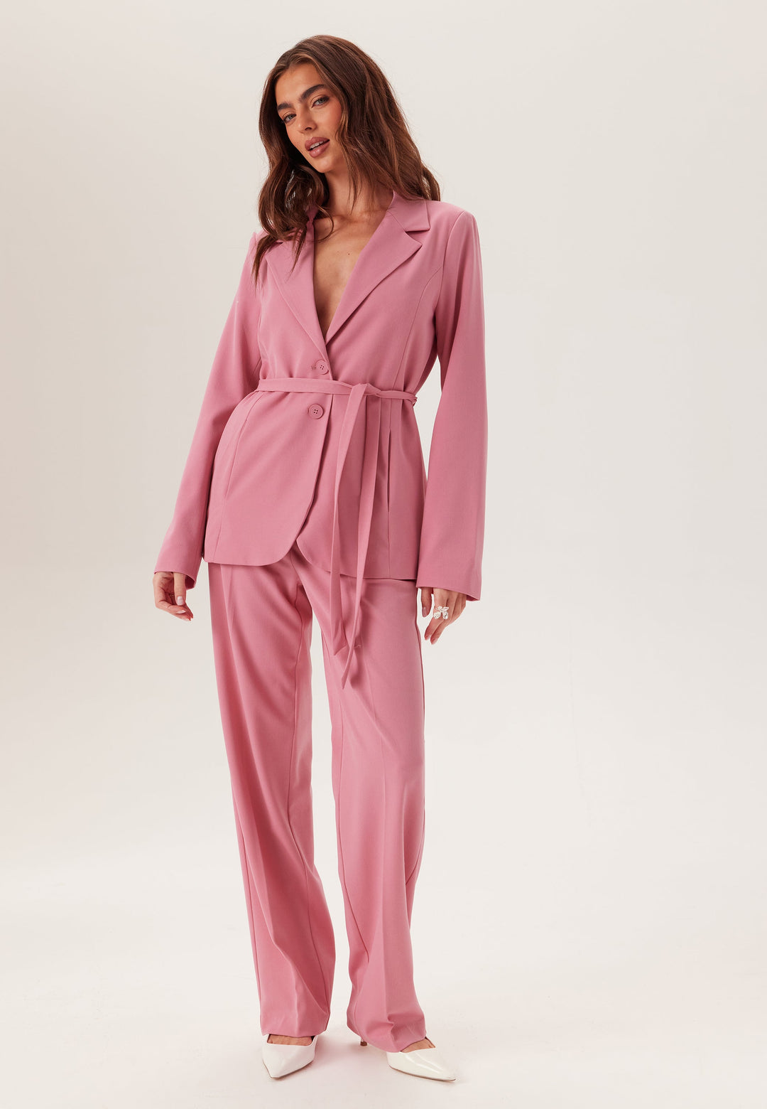 Women's Blazer | With Tie Belt & Soft Fit