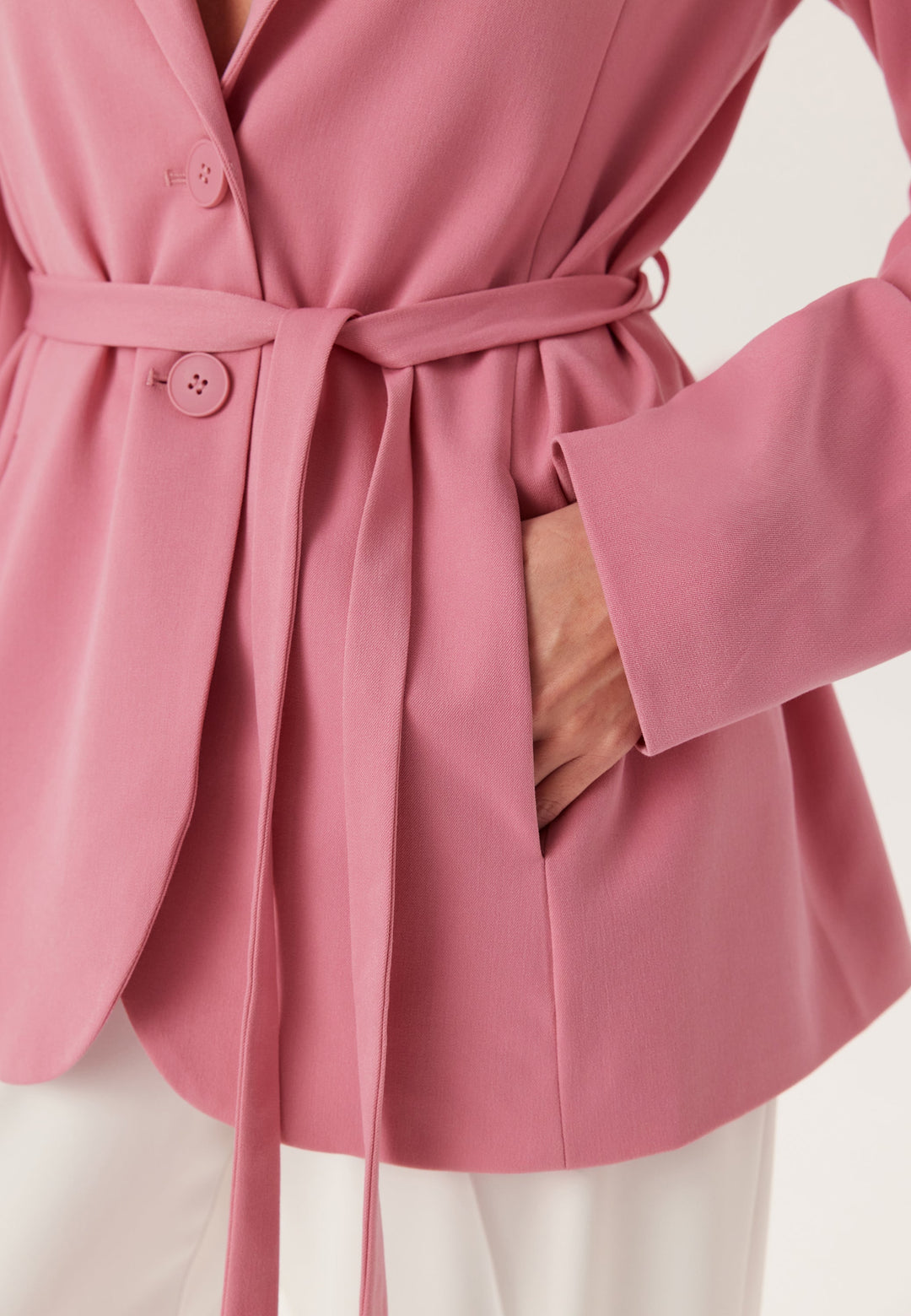 Women's Blazer | With Tie Belt & Soft Fit