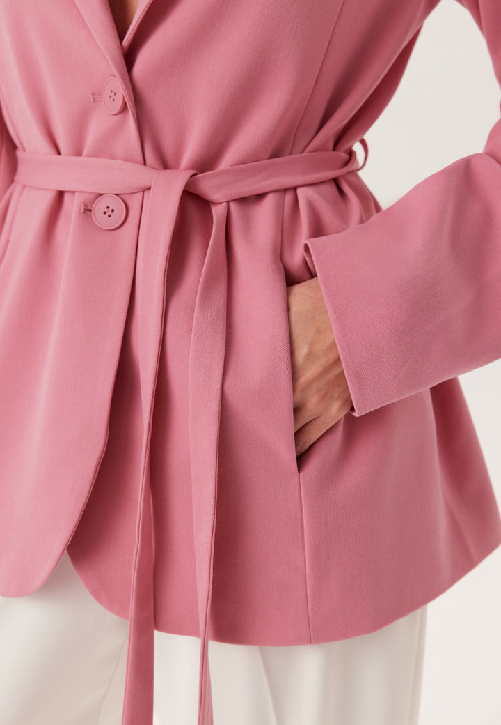 Women's Blazer | With Tie Belt & Soft Fit