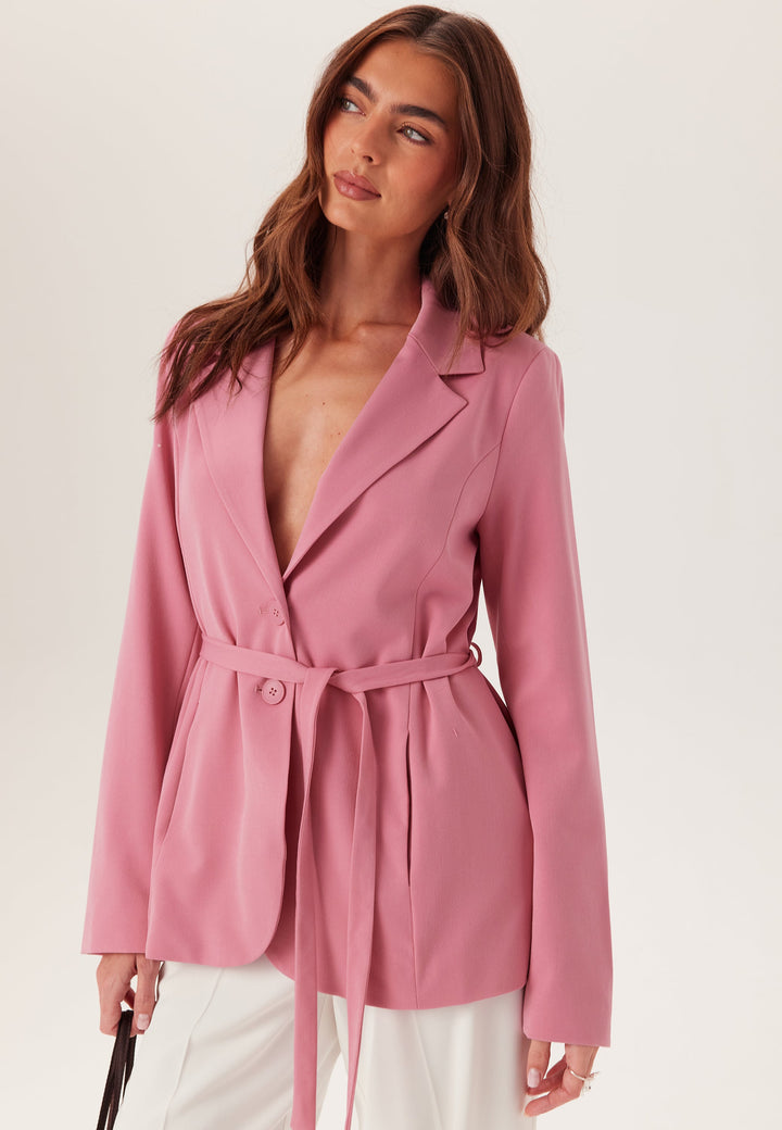 Women's Blazer | With Tie Belt & Soft Fit