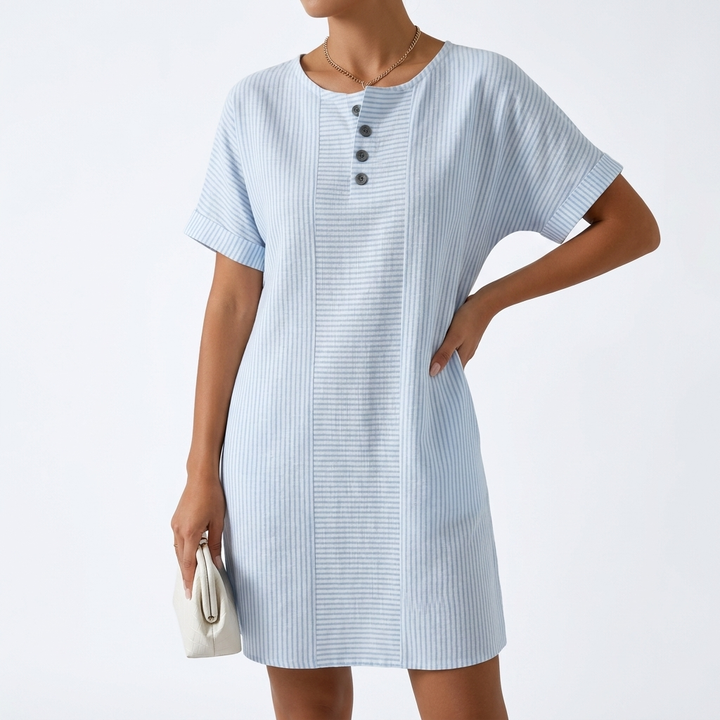 CHIC SHIRT DRESS FOR WOMEN