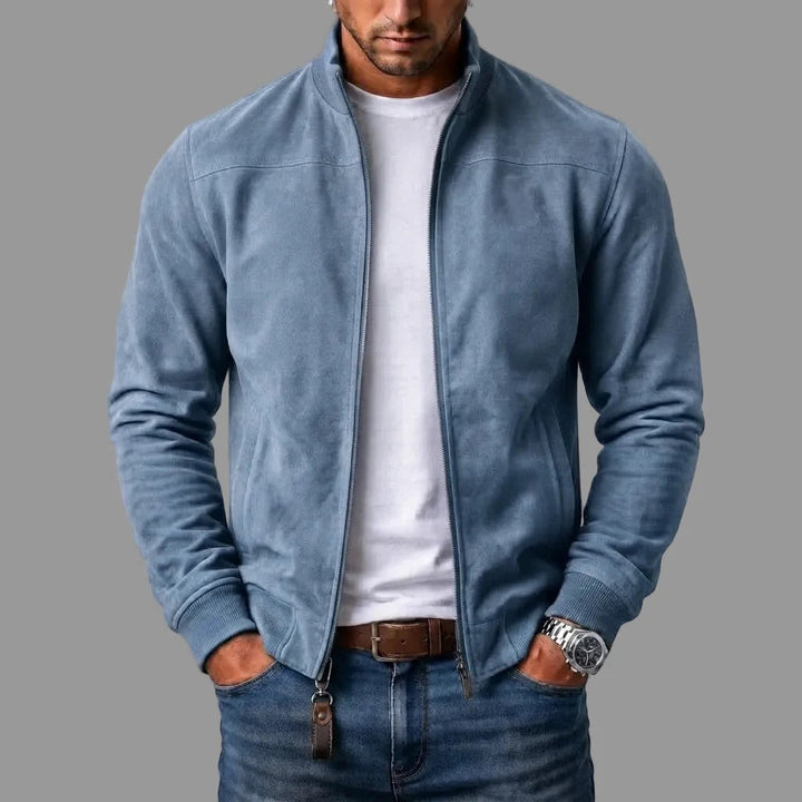 LAURENT MONACO | SUEDE BOMBER JACKET FOR MEN