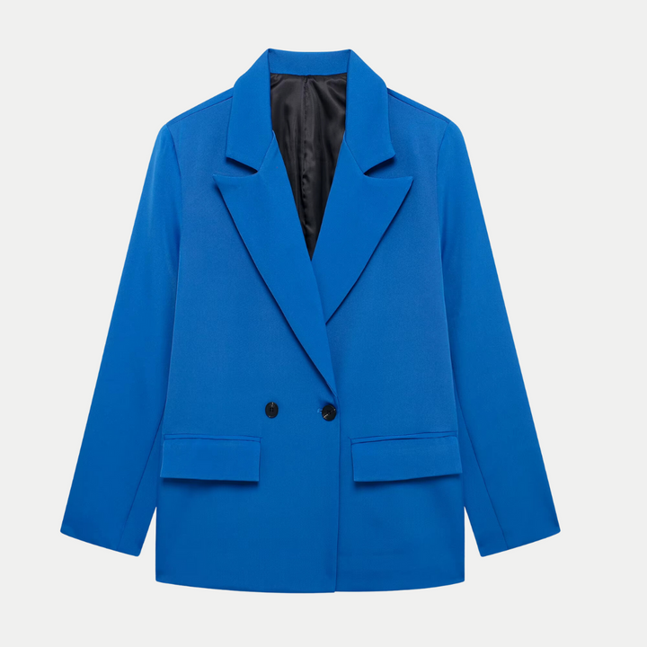 Elegant and Modern Women's Double-Breasted Blazer