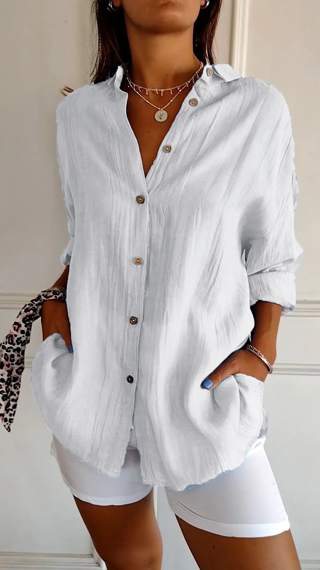 Ladies' Blouse | Pleated Design & Flattering Fit