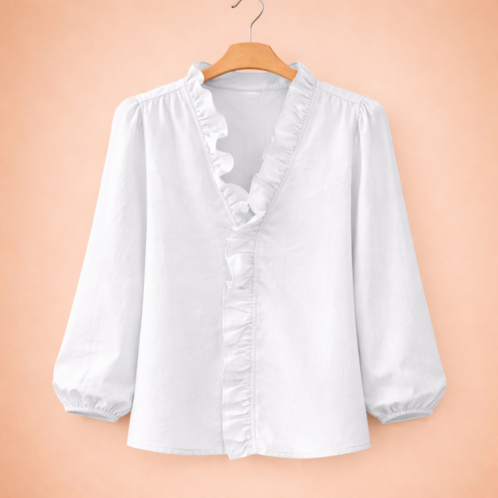 Women's Blouses V-Neck | Ruffles & Flowing Fit