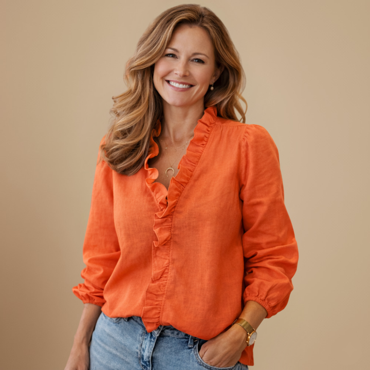 Women's Blouses V-Neck | Ruffles & Flowing Fit