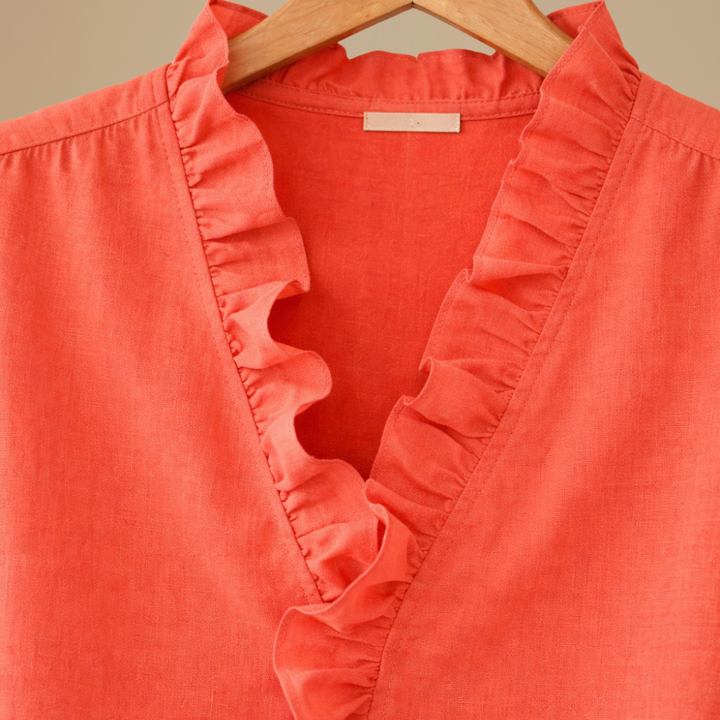 Women's Blouses V-Neck | Ruffles & Flowing Fit