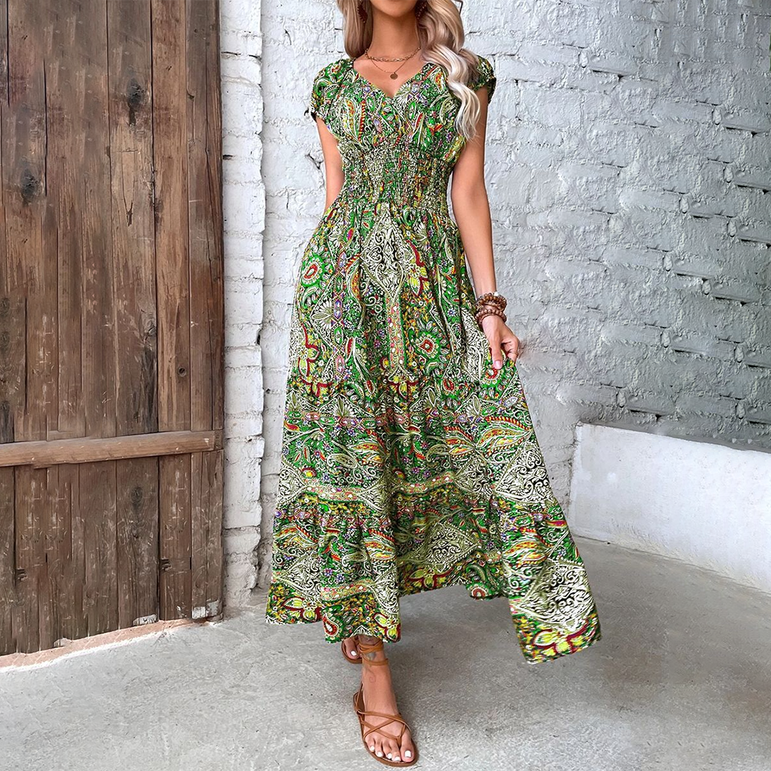 Boho Maxi Summer Dress for Women - Elvira