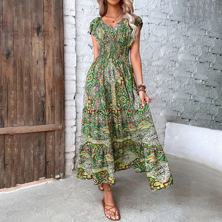 Boho Maxi Summer Dress for Women - Elvira