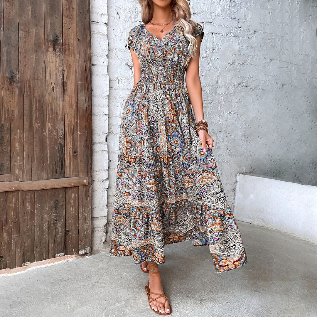 Boho Maxi Summer Dress for Women - Elvira