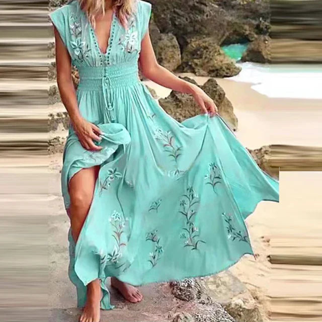 Boho Maxi Summer Dress for Women - Odessa