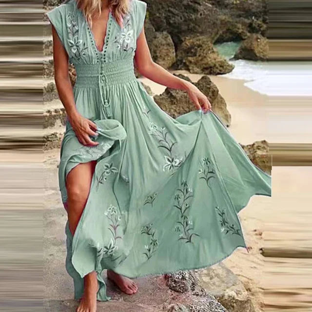 Boho Maxi Summer Dress for Women - Odessa