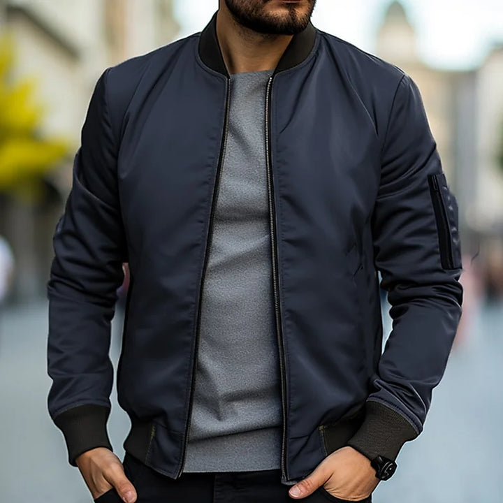 Bomber Jacket for Men | Zipper & Arm Pocket