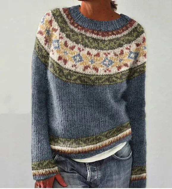 Bella Chic Knit Sweater with Premium Yarn and Easy Fit for Women - Elena Harper