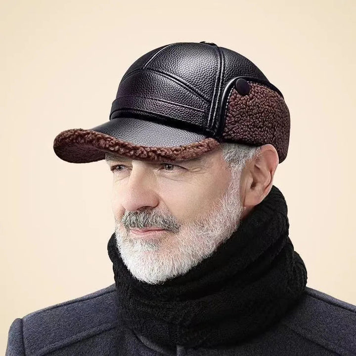 Arkadiusz - Fur Leather Cap