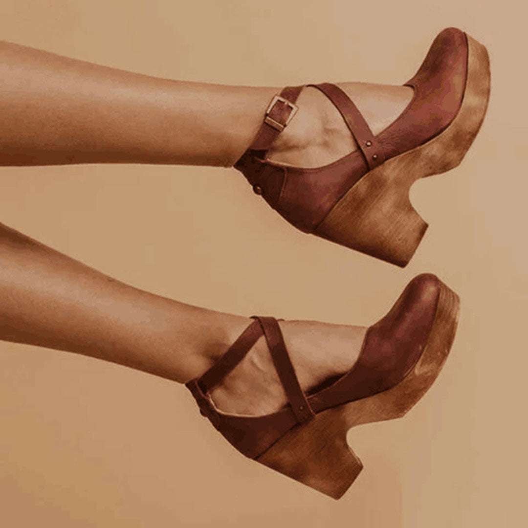 Jocelyn | Women's Buckle Strap Platform Heels
