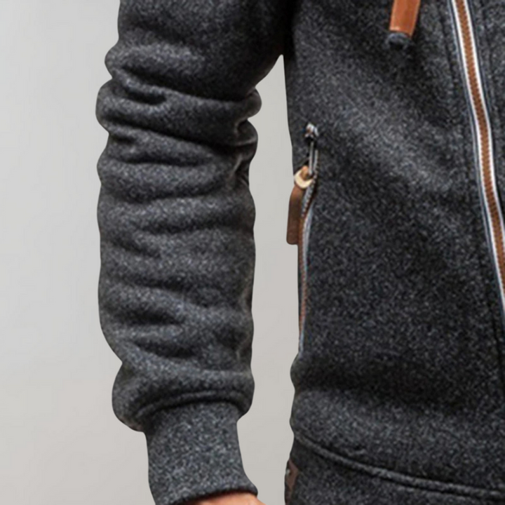 Casual Hoodie with Zipper