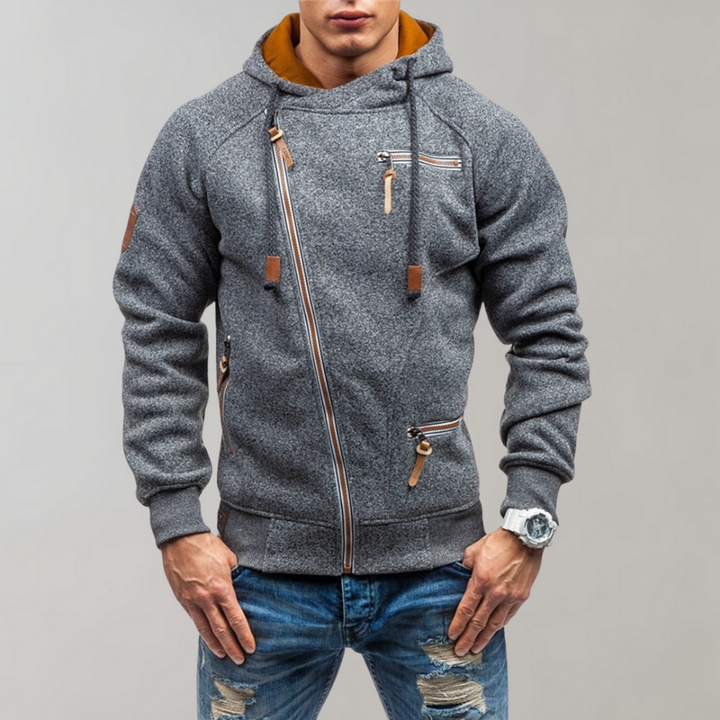 Casual Hoodie with Zipper