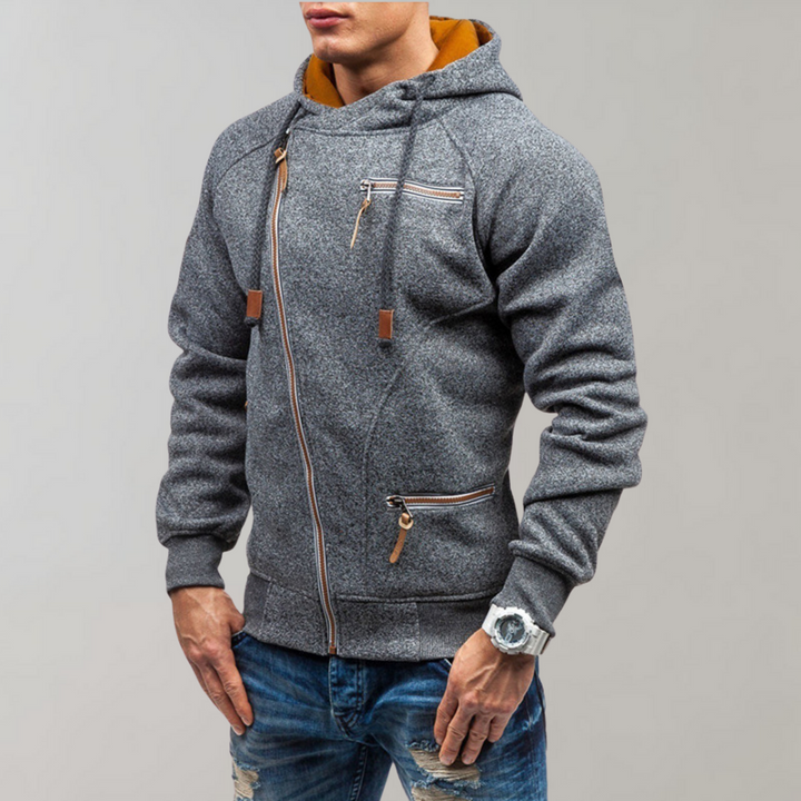 Casual Hoodie with Zipper