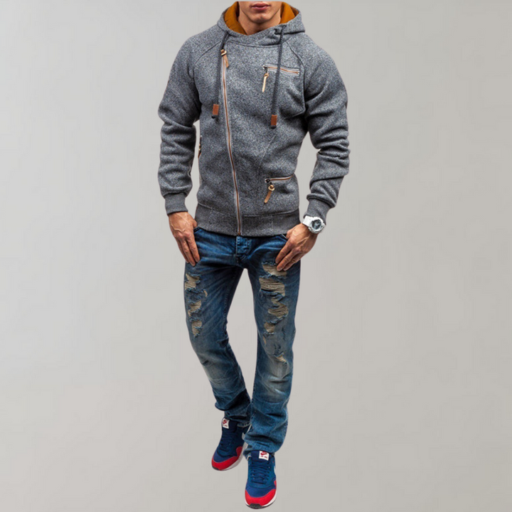 Casual Hoodie with Zipper