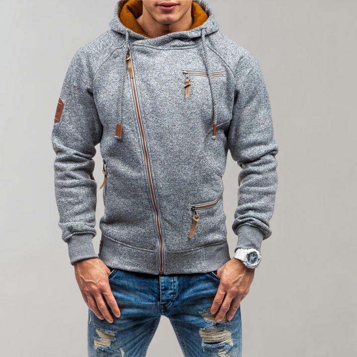 Casual Hoodie with Zipper