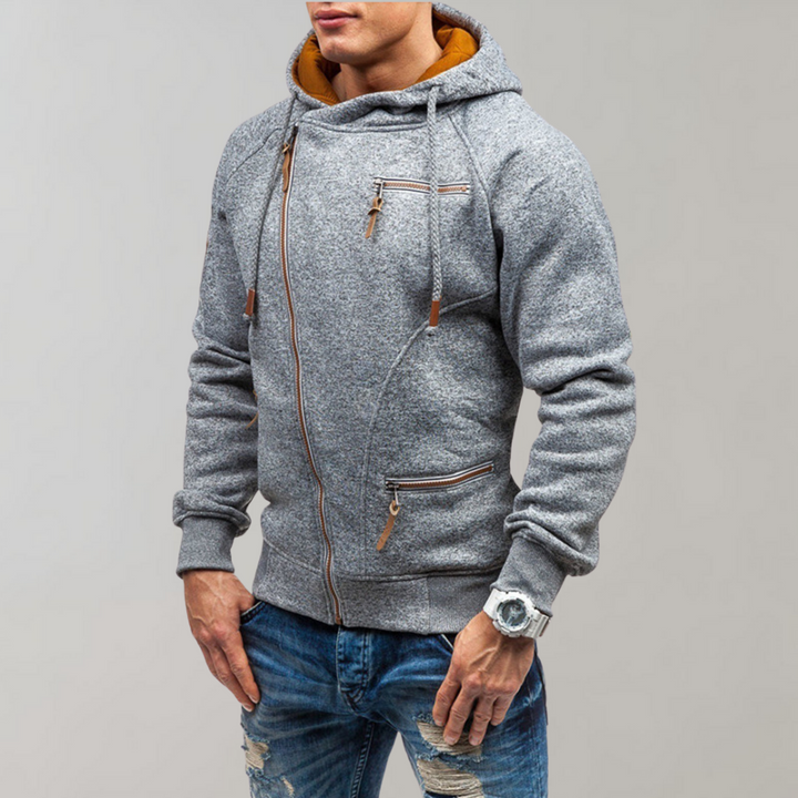 Casual Hoodie with Zipper