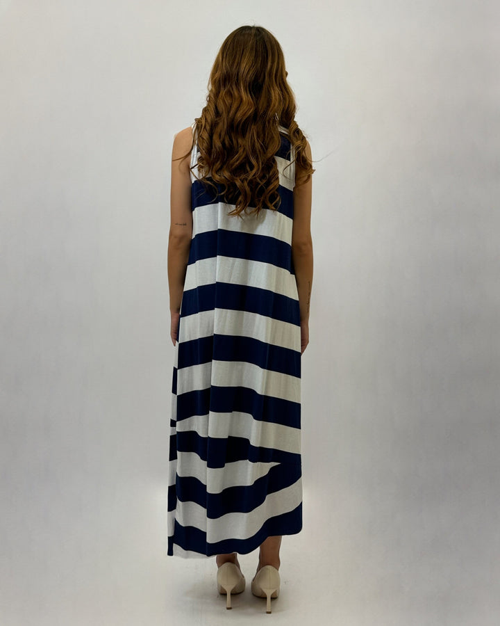 Nadine™  |  Long Sleeveless Striped Size