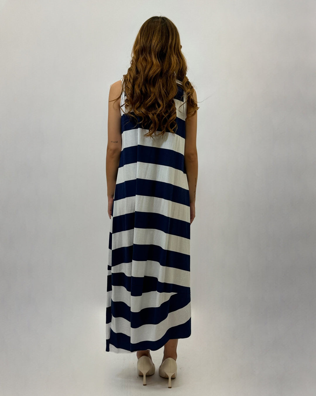 Ximena™  |  Long Sleeveless Striped Size