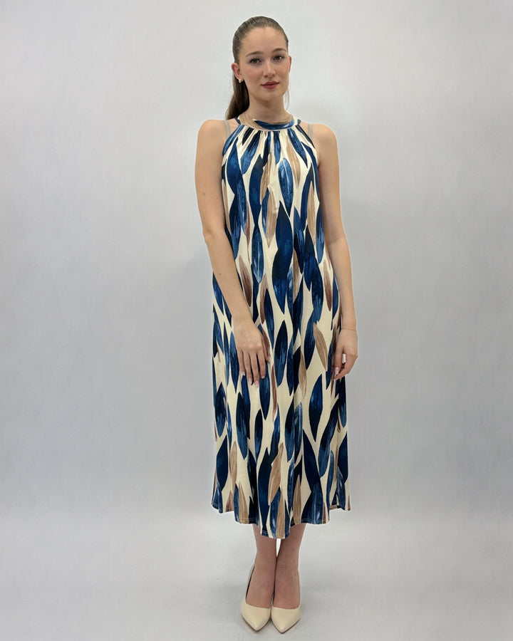 Halter™  |  Neck Printed Dress