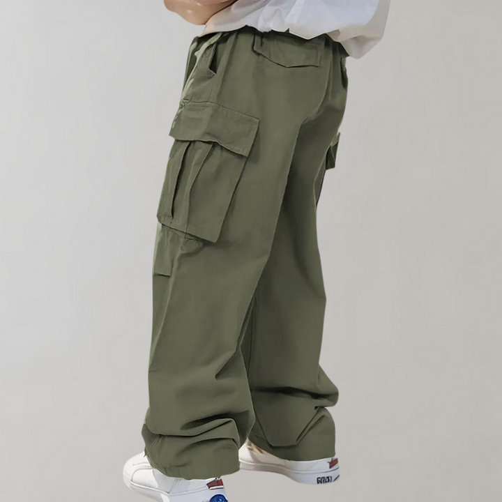 Men's Oversized Cargo Pants for All-Day Comfort and Style, view 8 - Elena Harper
