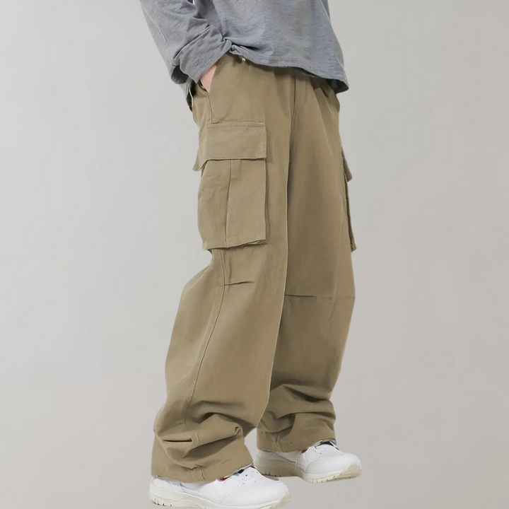 Men's Oversized Cargo Pants for All-Day Comfort and Style, view 3 - Elena Harper