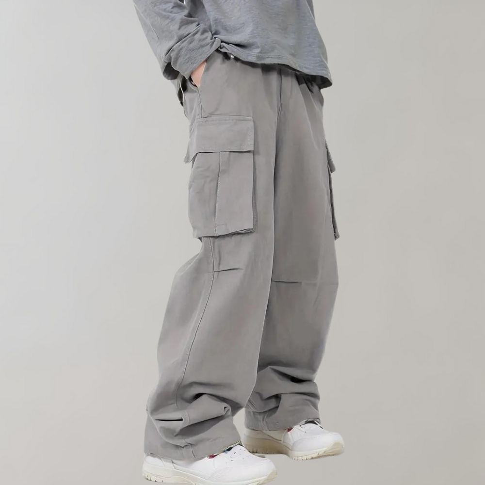 Men's Oversized Cargo Pants for All-Day Comfort and Style, view 4 - Elena Harper