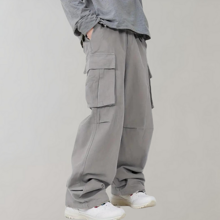 Men's Oversized Cargo Pants for All-Day Comfort and Style, view 4 - Elena Harper