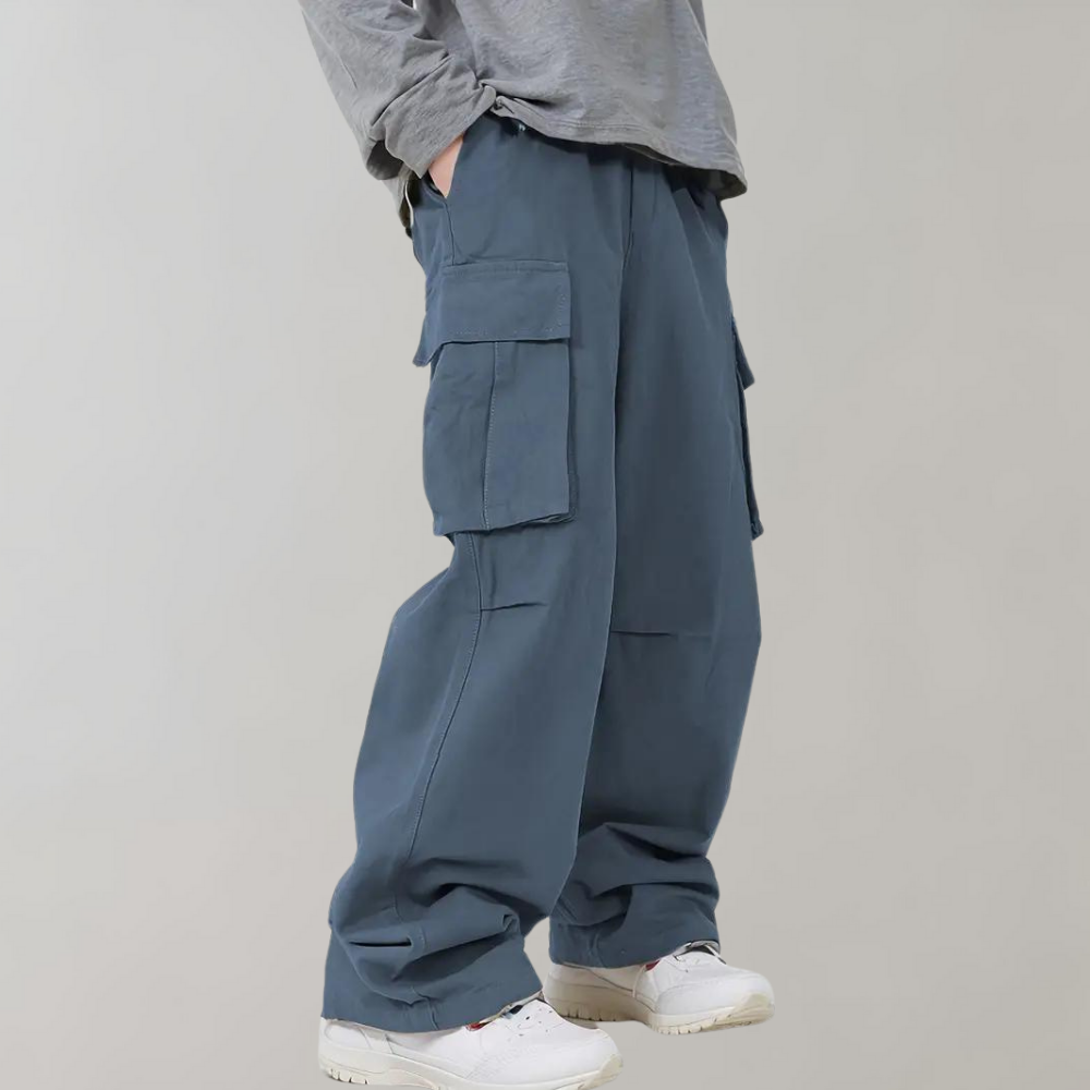 Men's Oversized Cargo Pants for All-Day Comfort and Style, view 5 - Elena Harper