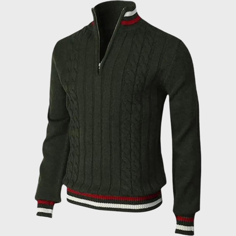 Men's Half Zip Sweater – Versatile, Comfortable & Stylish Pullover