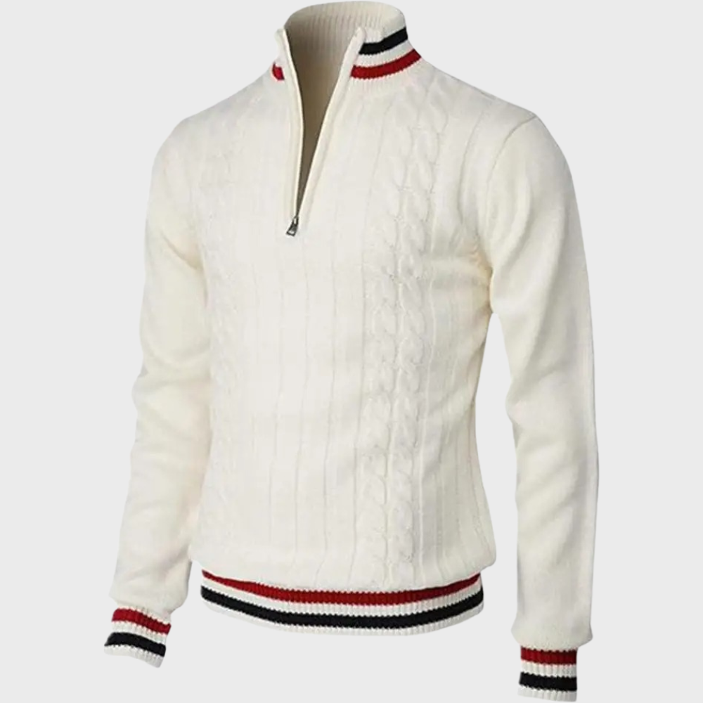 Men's Half Zip Sweater – Versatile, Comfortable & Stylish Pullover