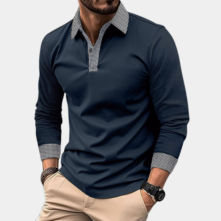 Clément - Long Sleeve Polo for Men