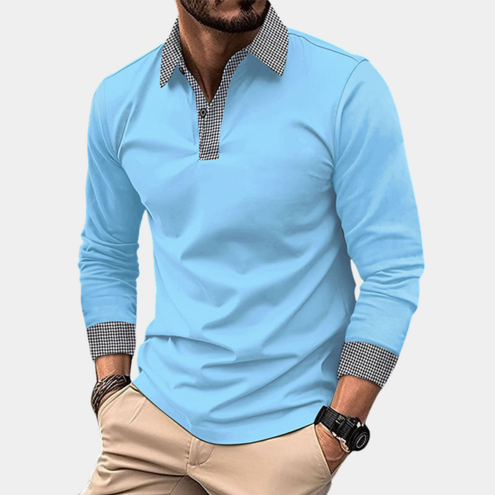 Clément - Long Sleeve Polo for Men
