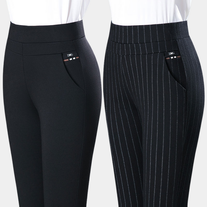 Stylish Stretch Women's Pants Elara, view 2 - Elena Harper