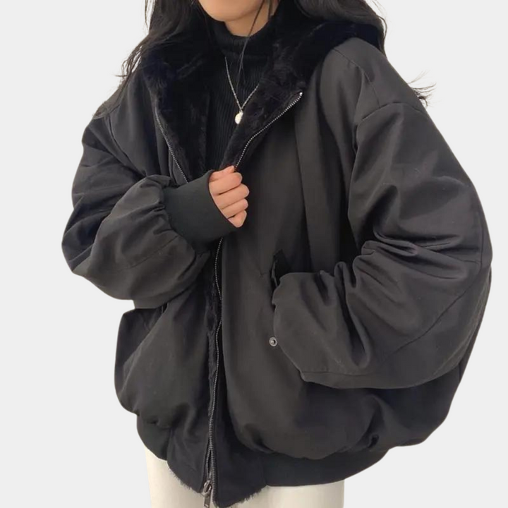 Women's Borg Lined Bomber
