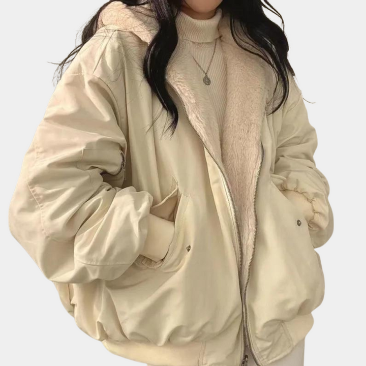 Women's Borg Lined Bomber