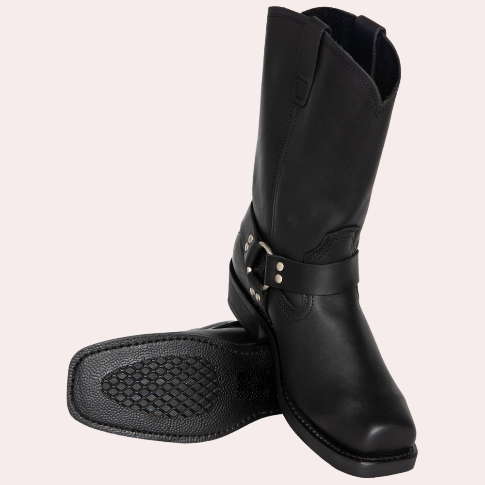 Men's Cowboy Boots - Leather - Comfortable and Breathable