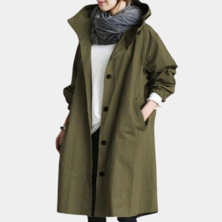 Trendy Long Women's Coat Alessia - Elena Harper