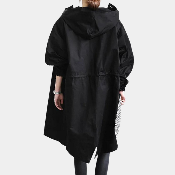 Trendy Long Women's Coat Alessia, view 2 - Elena Harper