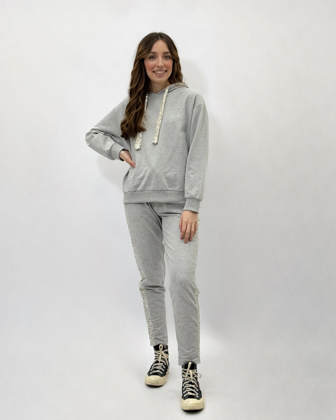 Karla™  |  soft luxurious fabrics Sweatshirt Sequins