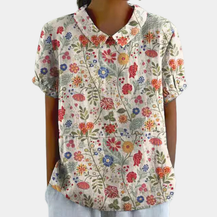 Harper™ Ladies Blouse with Peter Pan Collar