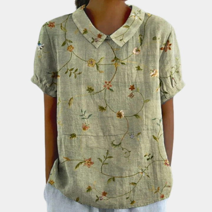 Harper™ Ladies Blouse with Peter Pan Collar
