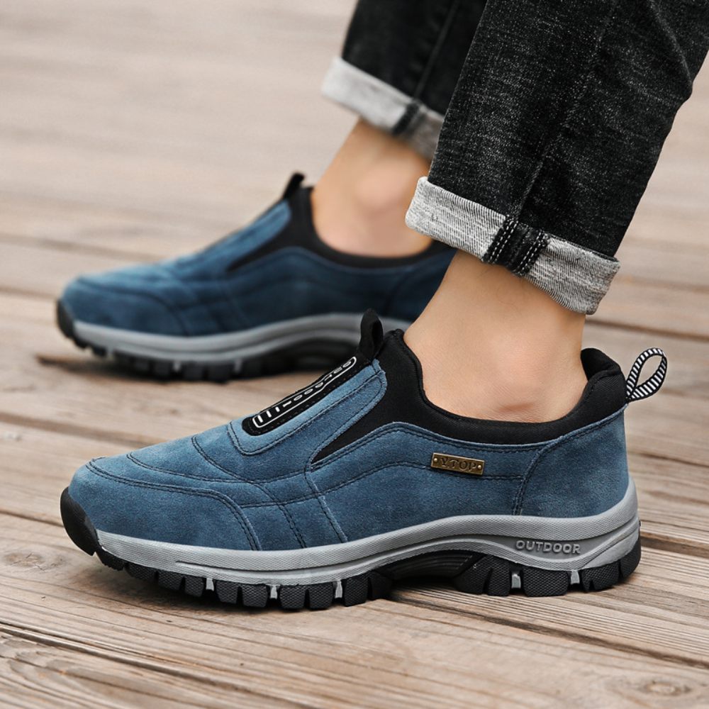 Men's Hiking Shoes - Lightweight and Comfortable - Non-Slip