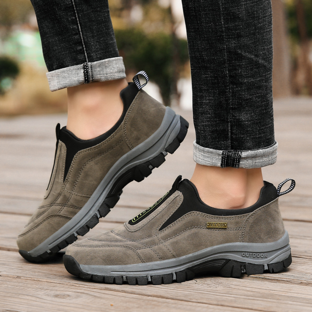 Men's Hiking Shoes - Lightweight and Comfortable - Non-Slip